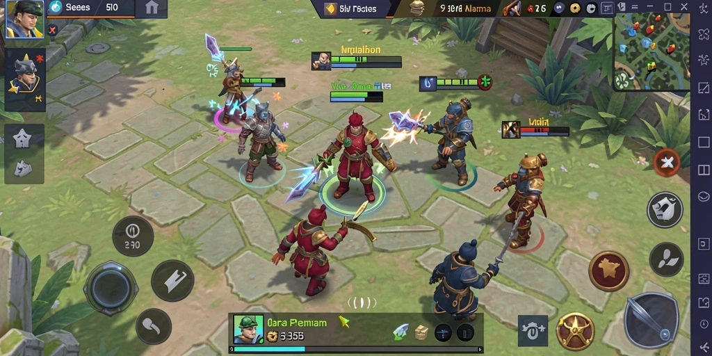 Mode multiplayer yang seru dan kompetitif.
