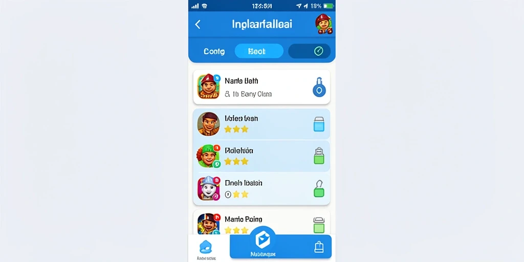 Karakter dengan desain unik dan beragam untuk dipilih.