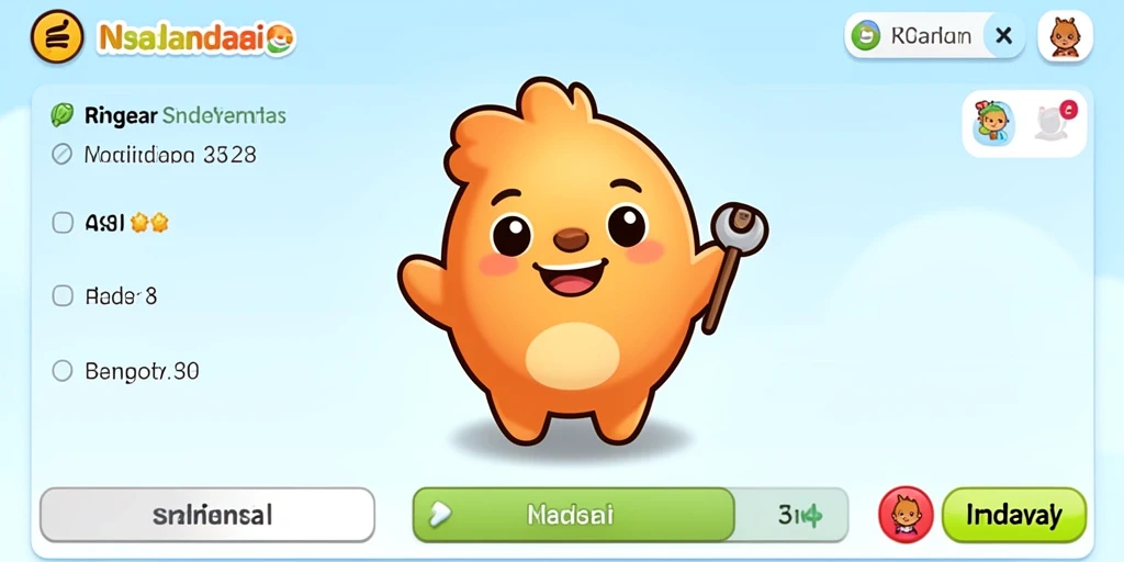 Screenshot memperlihatkan berbagai item yang dapat digunakan.