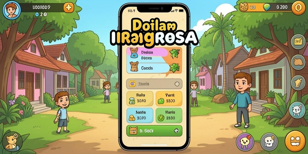 Level tantangan yang semakin sulit.